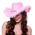 cowboy hoed roze