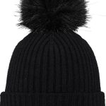 dames muts zwart