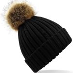 dames muts zwart