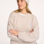 ganni muts beige