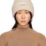 ganni muts beige